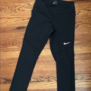 Women’s black Nike Dri-Fit pants Medium
